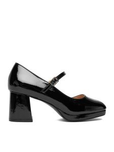 JENNY Czółenka CEO-CD240132-7 Czarny. Czarne czółenka Jenny, bez wzorów, z materiału, bez obcasa, bez zapięcia. Za 159,99 zł.