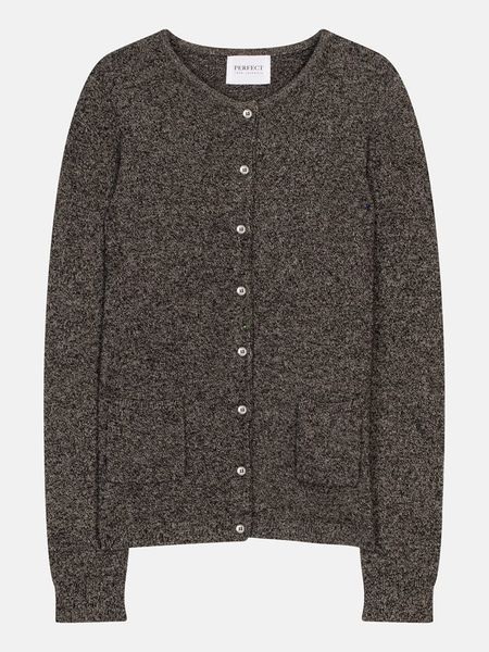 Perfect Cashmere Kaszmirowy kardigan "Amy" w kolorze szarym rozmiar: L. Szare kardigany Perfect Cashmere, z kaszmiru. Za 387,44 zł.