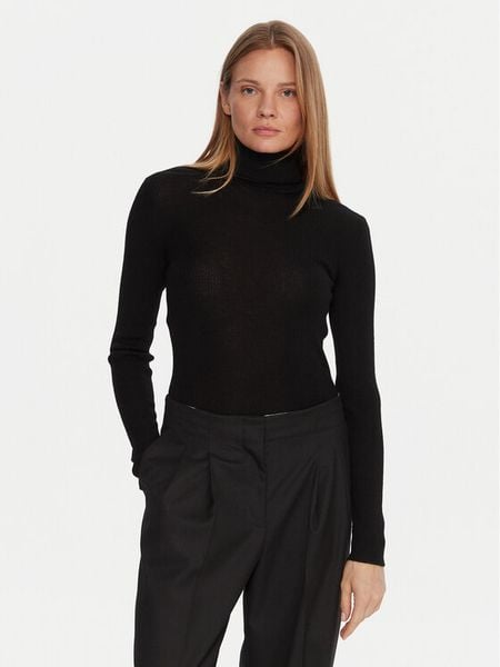 JOOP! Golf 58 254KN58Kalis 30049422 Czarny Slim Fit. Czarne golfy JOOP!, bez wzorów, z wełny. Za 449,99 zł.