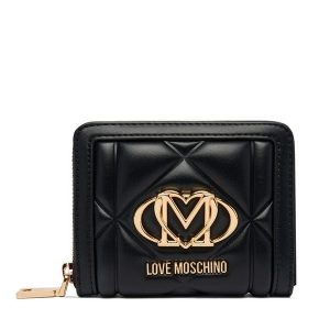 Portfel LOVE MOSCHINO. Czarne portfele LOVE MOSCHINO, bez wzorów. Za 459,99 zł.