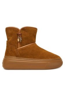 Furla Śniegowce YK30NUA BX4212 PT RY000 1007 Brązowy. Brązowe buty zimowe Furla, ze skóry, bez obcasa, bez zapięcia. Za 959,99 zł.