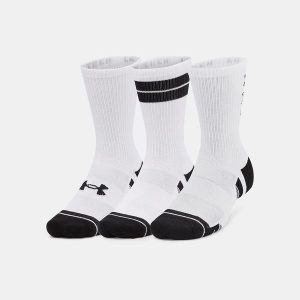 Skarpety sportowe Under Armour Performance Tech długie (3-PAK). Białe skarpetki Under Armour, bez wzorów. Za 65,04 zł.