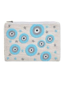 BLE Kopertówka w kolorze kremowym - 29 x 19 x 2 cm rozmiar: onesize. Brązowe torebki wieczorowe BLE, bez wzorów, z materiału, bez dodatków. Za 79,95 zł.