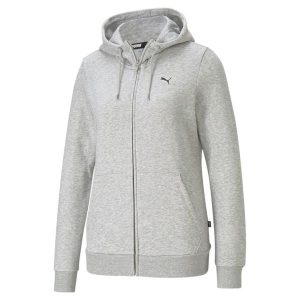 Bluza dresowa damska Puma ESS SMALL LOGO. Szare bluzy Puma, s, bez wzorów, z dresówki, bez kaptura. Za 358,50 zł.