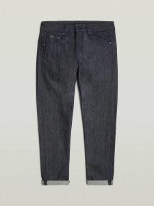 G-Star Dżinsy "Kate" - Boyfriend fit - w kolorze antracytowym rozmiar: W26/L32. Czarne jeansy G-Star, z aplikacjami, ze skóry. Za 140,53 zł.