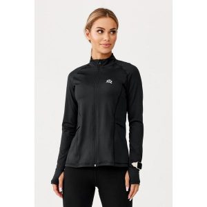 Damska bluza sportowa szybkoschnąca do biegania Rough Radical Freedom. Czarne bluzy ROUGH RADICAL, xl, bez wzorów, bez kaptura. W wyprzedaży za 169,15 zł.