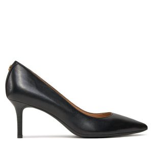 Szpilki LAUREN RALPH LAUREN. Czarne szpilki Lauren Ralph Lauren, bez wzorów, bez obcasa. Za 429,99 zł.