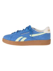 Reebok Skórzane sneakersy "Club C Grounds" w kolorze niebieskim rozmiar: 37,5. Niebieskie trampki Reebok, bez wzorów, bez zapięcia. Za 246,11 zł.