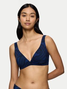 Triumph Góra od bikini Flex Smart Summer 10222175 Granatowy. Niebieskie bikini Triumph, bez wzorów, z syntetyku. Za 129,99 zł.