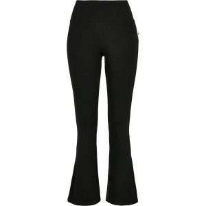 Legginsy damskie Urban Classics organic interlock bootcut (Grandes tailles). Czarne legginsy Urban Classics, bez wzorów, z bawełny. Za 130,00 zł.
