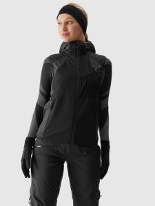 4F Bezrękawnik trekkingowy Primaloft Active damski - czarny XXL. Czarne kamizelki 4f, na zimę, s, bez wzorów, z dzianiny, bez kołnierzyka, bez ramiączek, bez kaptura. Za 399,99 zł.