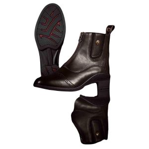 Buty do jazdy konnej Weatherbeeta Paddock. Brązowe kalosze WEATHERBEETA, bez wzorów, z materiału. Za 470,00 zł.