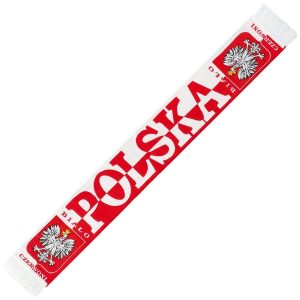 Szalik Kibica Reprezentacji Polski - 145 cm x 18 cm. Szaliki KEEZA, bez wzorów. Za 30,00 zł.