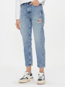 Tommy Hilfiger Jeansy Classic WW0WW39626 Niebieski Straight Fit. Niebieskie jeansy TOMMY HILFIGER, bez wzorów, z bawełny. Za 669,99 zł.
