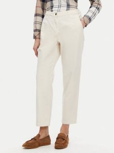 Barbour Chinosy LTR0388WH51 Écru Regular Fit. Chinosy Barbour, bez wzorów, z bawełny. Za 239,99 zł.