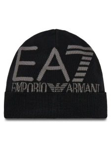 EA7 Emporio Armani Czapka 7X000006 AF11994 MC041 Czarny. Czarne czapki EA7 Emporio Armani, bez wzorów, z materiału. Za 119,99 zł.