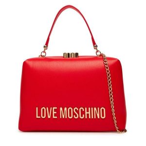 Torebka LOVE MOSCHINO. Czerwone torebki klasyczne LOVE MOSCHINO, bez wzorów, bez dodatków. Za 689,99 zł.