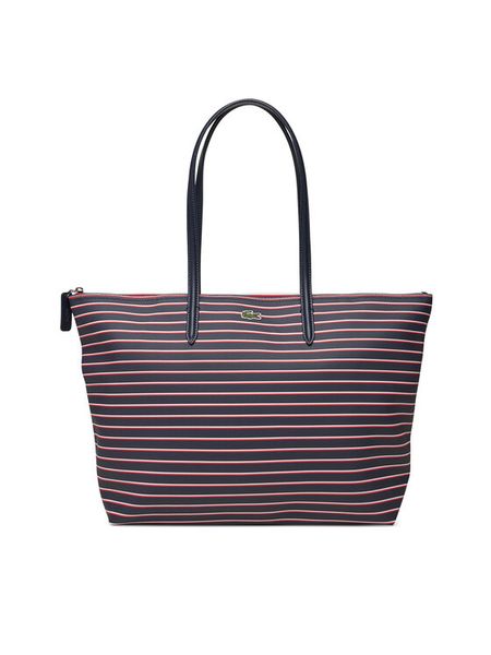 Lacoste Torebka NF4939SJ Granatowy. Niebieskie torebki klasyczne Lacoste, bez wzorów, ze skóry, bez dodatków. Za 329,99 zł.