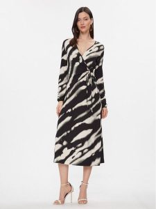 Weekend Max Mara Sukienka codzienna Staffa 2415621061 Czarny Regular Fit. Czarne kombinezony Weekend Max Mara, na co dzień, s, bez wzorów, z wiskozy, bez kołnierzyka, bez ramiączek, proste. Za 559,99 zł.