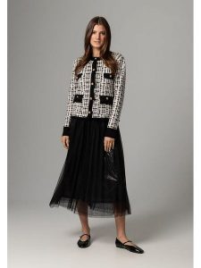 More & More Kardigan w kolorze biało-czarnym rozmiar: 36. Białe kardigany More & More. Za 121,51 zł.