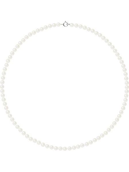 Pearline Naszyjnik perłowy w kolorze białym - dł. 42 cm rozmiar: onesize. Białe naszyjniki Pearline, z perłą, srebrne. Za 173,99 zł.