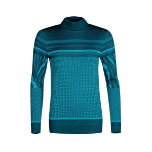 Koszulka termoaktywna damska Halti Magic. Niebieskie koszule nocne HALTI, bez wzorów, bez ramiączek. Za 299,99 zł.