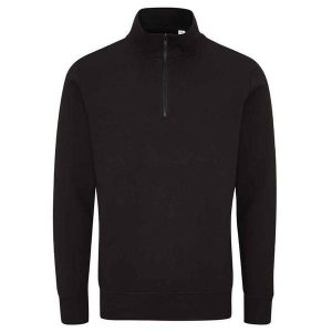 Bluza Rozpinana Unisex Dla Dorosłych. Czarne bluzy MANTIS, bez wzorów, bez kaptura. Za 183,99 zł.