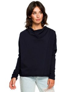 Be Wear Bluza w kolorze granatowym rozmiar: XXL/3XL. Niebieskie bluzy Be Wear, xl, bez wzorów, bez kaptura. Za 122,67 zł.