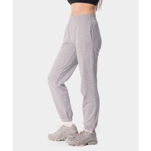 Spodnie dresowe sportowe dla kobiet Carpatree Varsity Chic. Szare spodnie dresowe Carpatree, bez wzorów, z dresówki, na fitness i siłownię. W wyprzedaży za 212,49 zł.