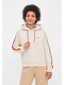 Bench Bluza w kolorze kremowym rozmiar: 40. Brązowe bluzy Bench, bez wzorów, z kapturem. Za 144,92 zł.