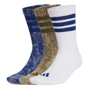 Skarpety Stonewash Crew 3 Pairs. Białe skarpetki ADIDAS, bez wzorów, z materiału. Za 99,95 zł.