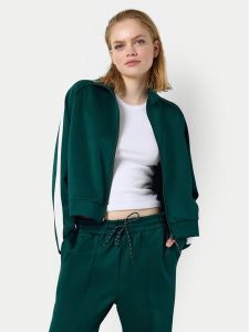 Noisy May Bluza Jenna 27031532 Zielony Regular Fit. Zielone bluzy Noisy may, m, bez wzorów, z syntetyku, bez kaptura. Za 89,99 zł.