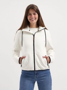 TRAVELIN' Bluza "Kirsten" w kolorze białym rozmiar: XXL. Białe bluzy Travelin', xxl, bez wzorów, bez kaptura. Za 195,99 zł.