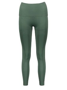 Adidas Legginsy sportowe "FRMT Sculpt" w kolorze zielonym rozmiar: XL. Zielone legginsy ADIDAS, xl, bez wzorów, z materiału, outdoorowe. Za 122,38 zł.