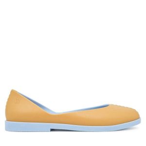 Baleriny Melissa. Niebieskie balerinki Melissa, bez wzorów, bez obcasa, bez zapięcia. Za 259,99 zł.