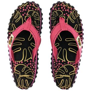 Japonki damskie GUMBIES ISLANDER FLIP-FLOPS. Czerwone klapki Gumbies, bez wzorów, bez obcasa. Za 89,99 zł.