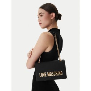 Torebka LOVE MOSCHINO. Czarne torebki klasyczne LOVE MOSCHINO, bez wzorów, bez dodatków. Za 689,99 zł.