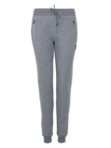 Peak Mountain Spodnie dresowe "Anoe" w kolorze szarym rozmiar: S. Szare spodnie dresowe Peak Mountain, s, z aplikacjami, z dresówki. Za 130,99 zł.