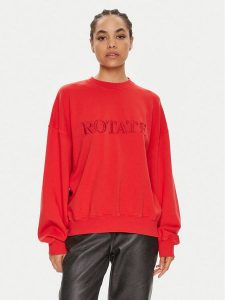 ROTATE Bluza Sui 1127551292 Czerwony Boxy Fit. Czerwone bluzy Rotate, m, bez wzorów, z bawełny, bez kaptura. Za 399,99 zł.