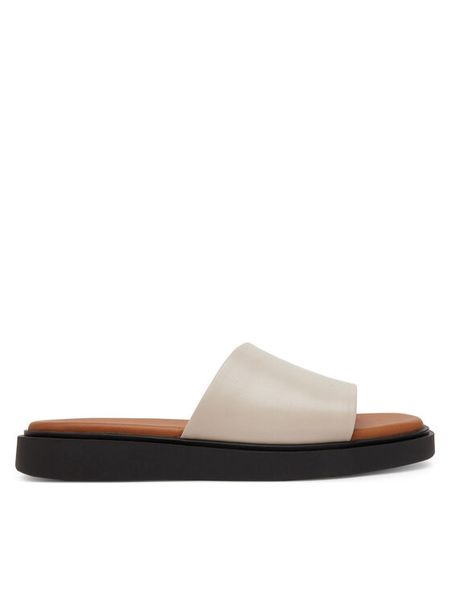 Vagabond Shoemakers Klapki Connie 5757-201-02 Beżowy. Brązowe klapki Vagabond Shoemakers, bez wzorów, ze skóry, bez obcasa. Za 369,99 zł.