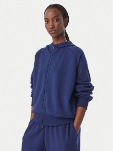 Adidas Bluza Soft Lux KR2747 Niebieski Loose Fit. Niebieskie bluzy ADIDAS, xl, bez wzorów, z syntetyku, bez kaptura. Za 349,99 zł.
