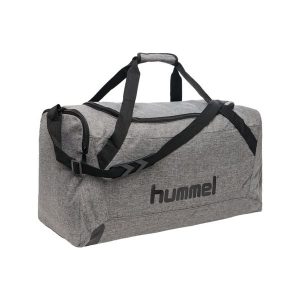 Torba sportowa dla dorosłych Hummel Core Sports Bag. Czarne torby podróżne i sportowe Hummel, bez wzorów, na ramię, duże. Za 59,00 zł.