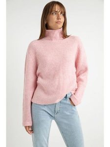 Josephine & Co Sweter "Avalon" w kolorze jasnoróżowym rozmiar: M. Różowe swetry oversize Josephine & Co, m, bez wzorów, z wełny, bez ramiączek. Za 272,95 zł.