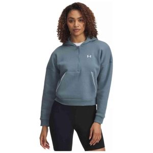 Bluza damska Under Armour Sport Terry FZ. Niebieskie bluzy Under Armour, bez wzorów, bez kaptura. Za 129,99 zł.