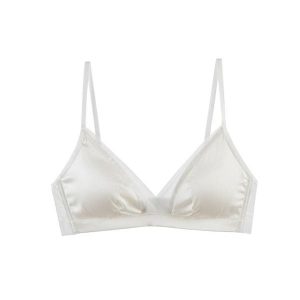 Biustonosz ultralekki z miękkiej tkaniny na co dzień Karleen. Brązowe biustonosze Intica, bez wzorów, z tkaniny. W wyprzedaży za 139,00 zł.