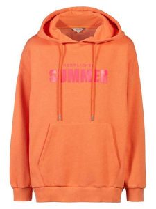 Herrlicher Bluza w kolorze pomarańczowym rozmiar: S. Pomarańczowe bluzy Herrlicher, s, bez wzorów, z kapturem. Za 217,99 zł.