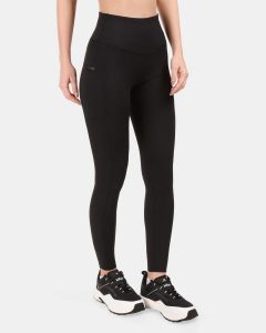 Damska legginsy Kilpi JAMILY-W. Czarne legginsy Kilpi, bez wzorów, z meshu. Za 215,49 zł.
