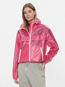Tommy Jeans Wiatrówka Tjw Glossy Tech Chicago Ext DW0DW17229 Różowy Regular Fit. Czerwone kurtki Tommy Jeans, s, bez wzorów, z jeansu, bez kaptura. Za 469,99 zł.