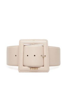 Guess Pasek Damski BW9245 P5370 Beżowy. Brązowe paski Guess, z aplikacjami, ze skóry. Za 199,99 zł.