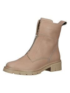 Ara Shoes Skórzane botki w kolorze beżowym rozmiar: 42. Brązowe botki Ara Shoes, bez wzorów, bez obcasa, bez zapięcia. Za 228,38 zł.